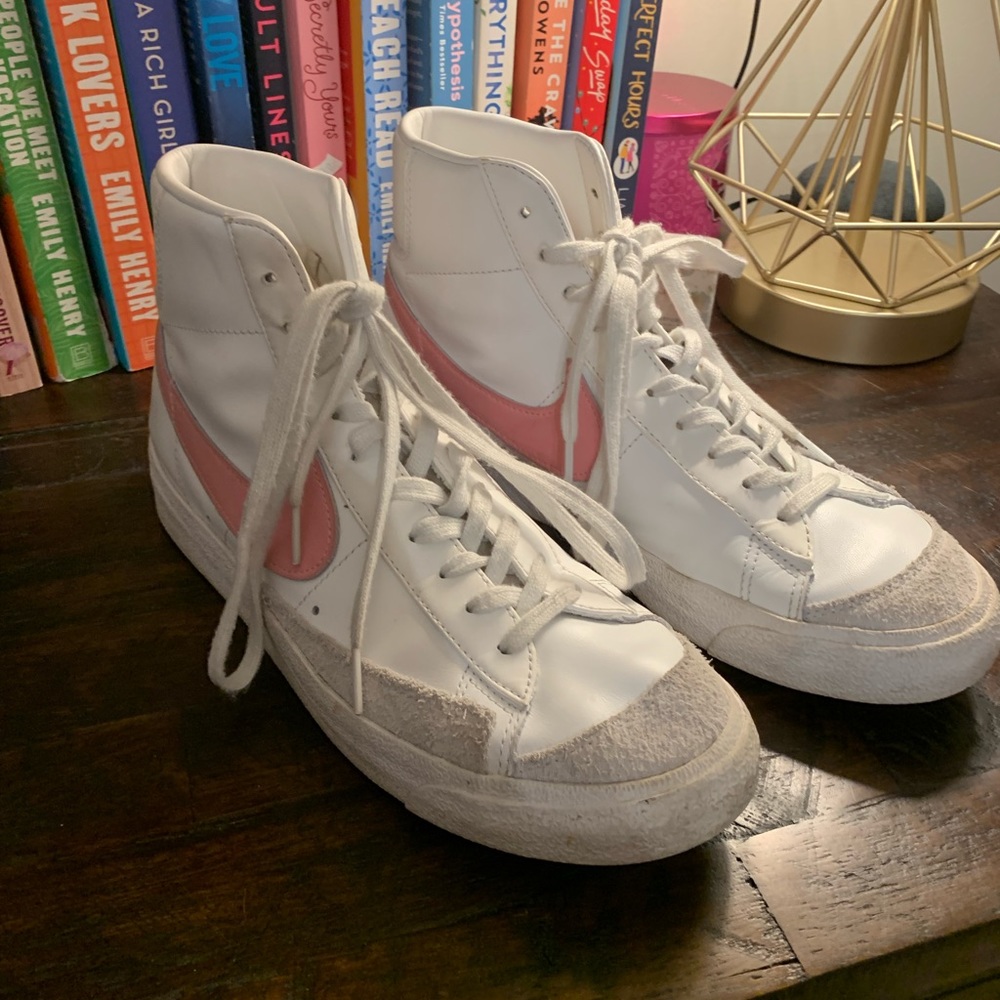 Pink Nike Blazers